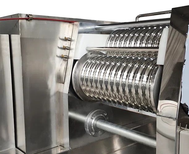 wave type sheeting roller for dumpling wrapper skin produciton