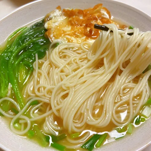 clear soup noodles