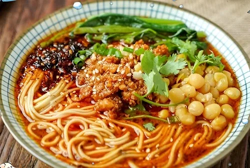 red-oil spicy noodles