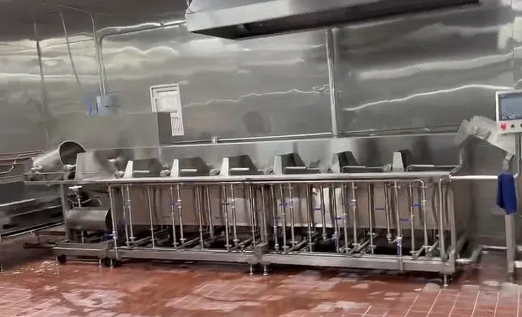 Noodle Making & Boiling Production Line - US customer's workshop